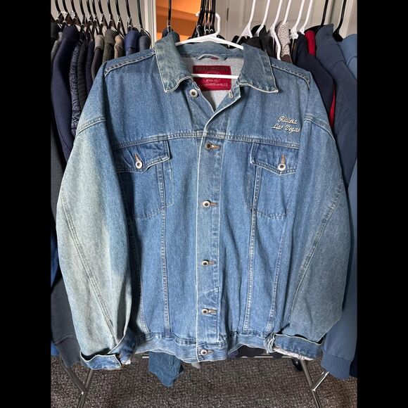 Vintage Distressed Riviera Denim Jacket - Picture 1 of 4